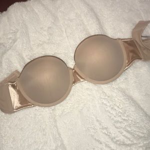 Nude colored strapless bra (buy 2 bras get 1 free)